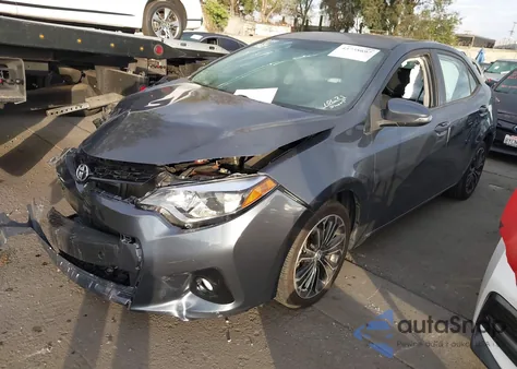 2015 Toyota Corolla S Plus z USA, uszkodzony, nr VIN 5YFBURHE6FP276442